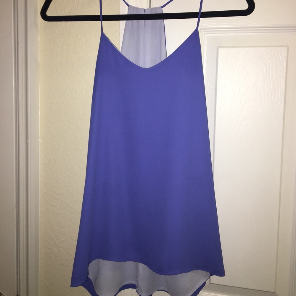 Express reversible racer back blouse